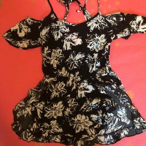 Tilly’s Cold Shoulder Floral Romper